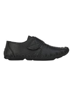 black leatherette casual slip on - 15338510 - Standard Image - 2