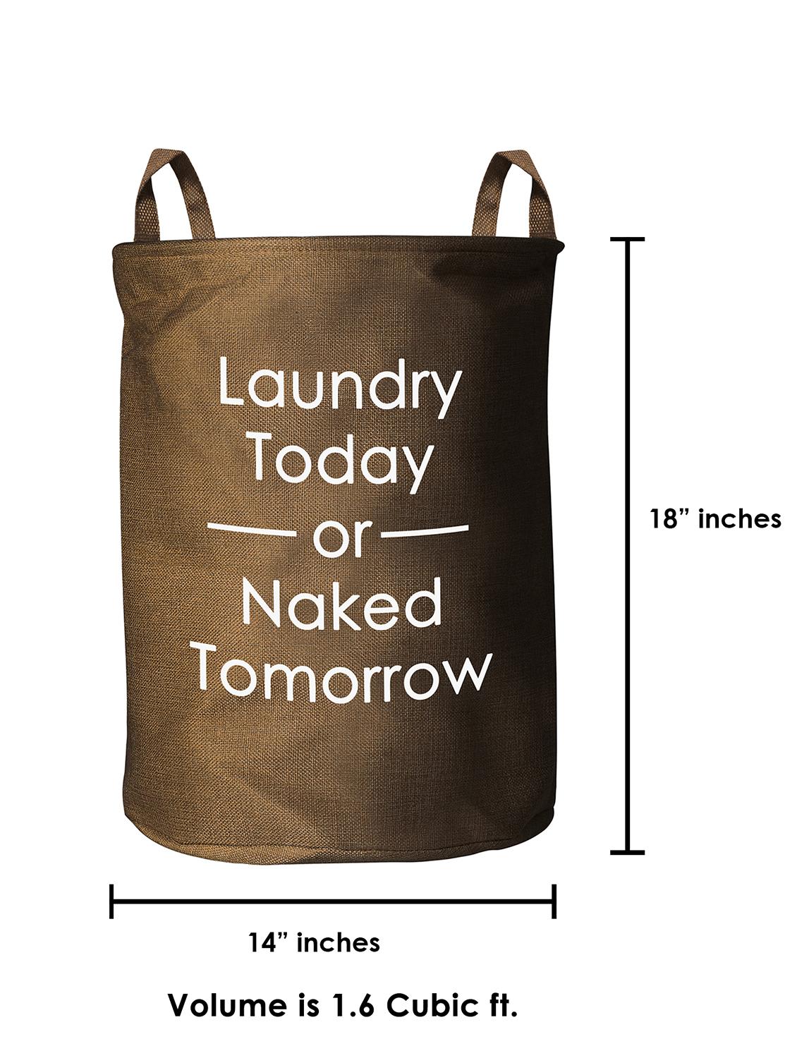 Super Large Premium Coating Foldable Round Laundry bag with Carry Handle - 15338845 - Zoom Image - 5
