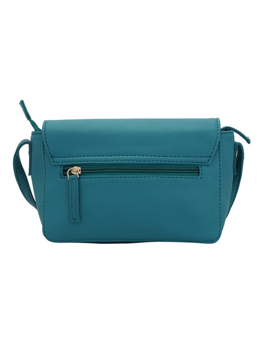 blue leatherette (pu) regular sling bag - 15338896 - Zoom Image - 2