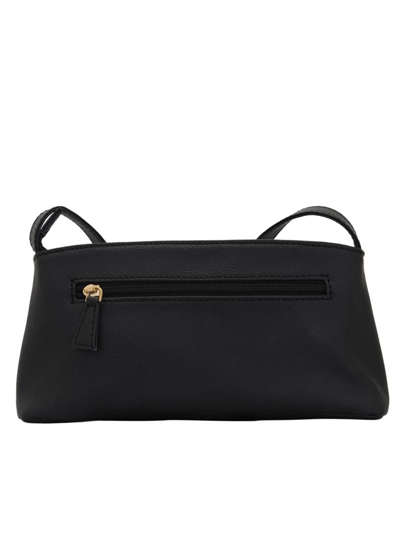 black leatherette (pu) regular sling bag - 15338900 - Zoom Image - 2