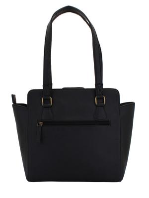 black leatherette (pu) regular tote - 15338918 - Standard Image - 2
