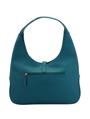 blue leatherette (pu) hobo handbag - 15338921 - Standard Image - 2