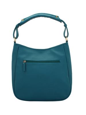 blue leatherette (pu) hobo handbag - 15338923 - Standard Image - 2
