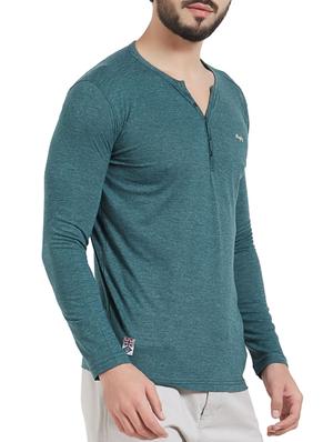 green cotton t-shirt - 15339165 - Standard Image - 2