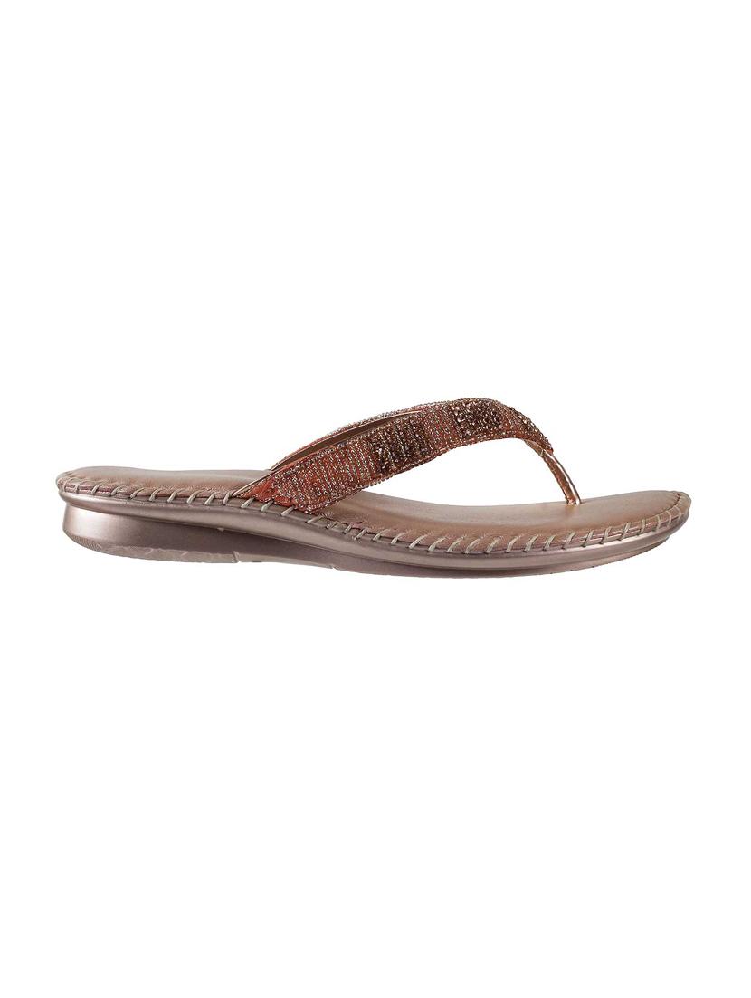 brown leather toe separator sandals - 15339447 - Zoom Image - 2