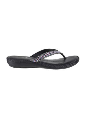 black leather toe separator sandals - 15339451 - Standard Image - 2