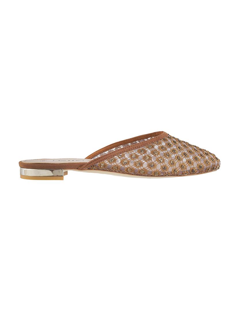 brown faux leather mules sandals - 15339501 - Zoom Image - 2