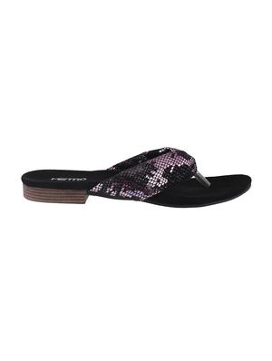 pink faux leather toe separator sandals - 15339568 - Standard Image - 2