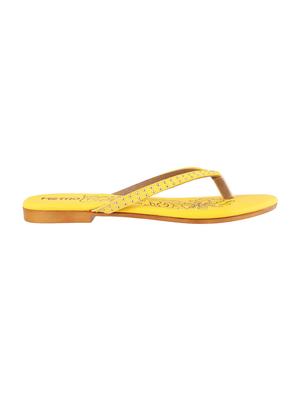 yellow toe separator slippers - 15339571 - Standard Image - 2