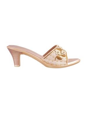 pink leatherette slip on sandals - 15339655 - Standard Image - 2