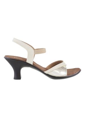 beige leatherette back strap sandals - 15339718 - Standard Image - 2