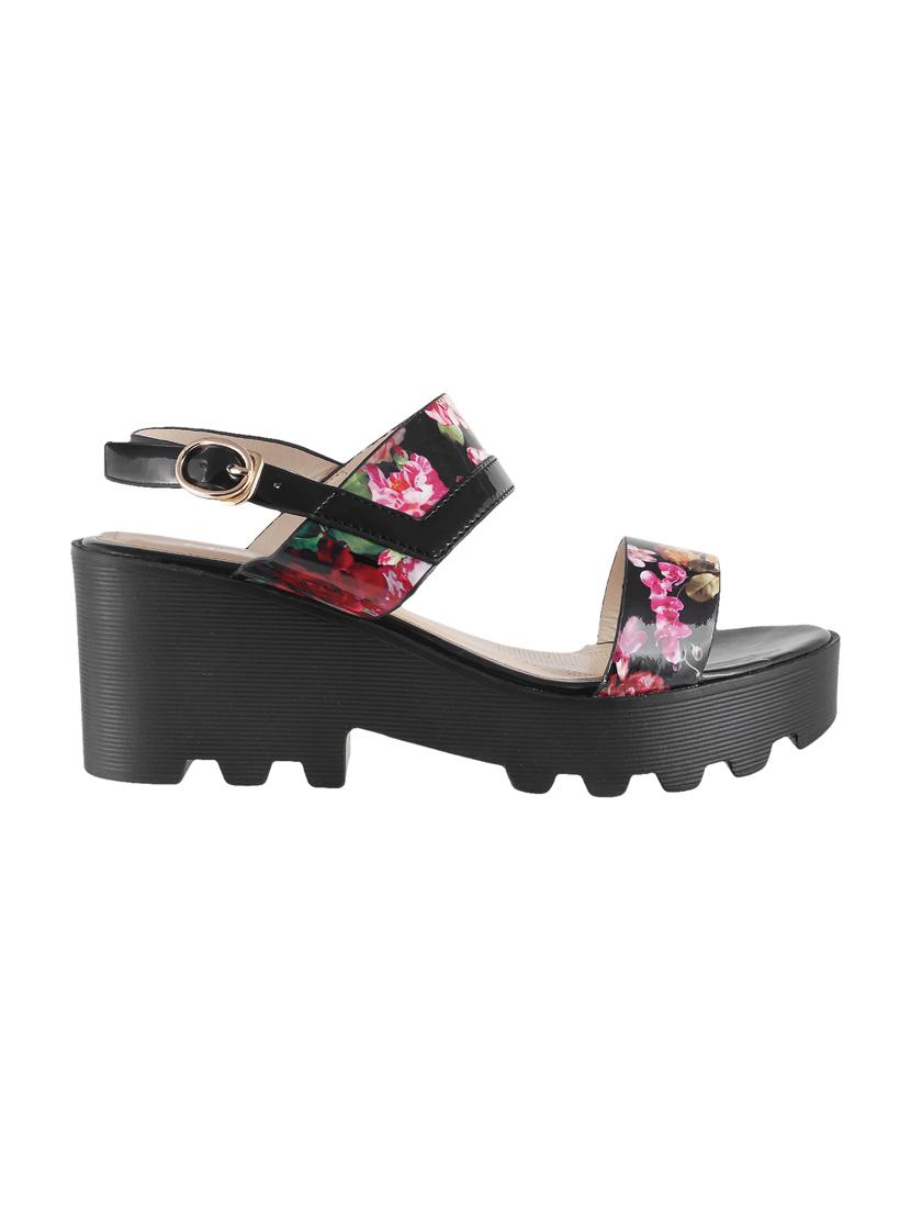black back strap sandals - 15339756 - Zoom Image - 2