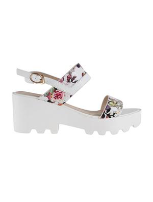 white back strap sandals - 15339757 - Standard Image - 2