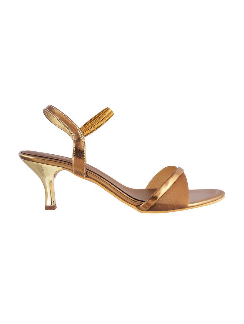 gold back strap sandals - 15339783 - Zoom Image - 2