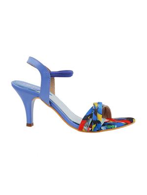 light blue back strap sandals - 15339787 - Standard Image - 2