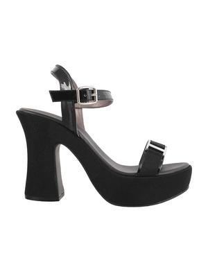 black ankle strap sandals - 15339811 - Standard Image - 2