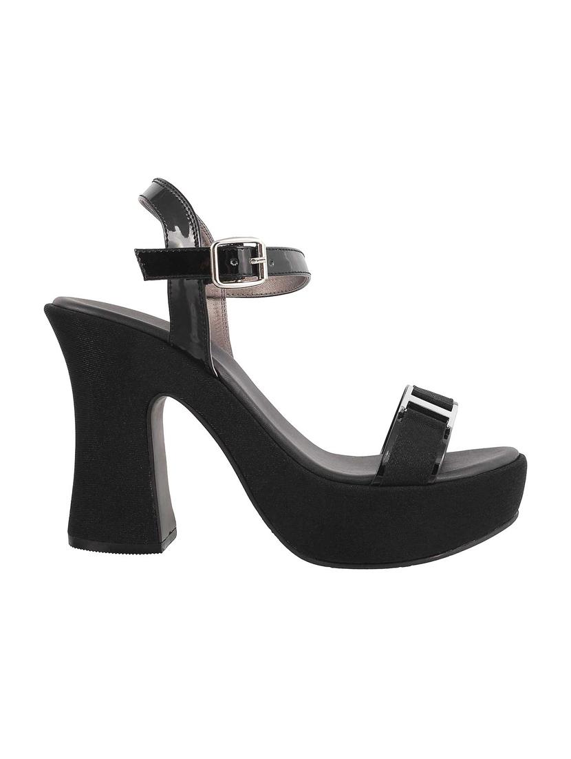 black ankle strap sandals - 15339811 - Zoom Image - 2
