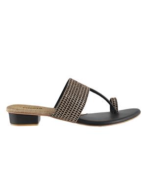 black jute one toe sandals - 15339853 - Standard Image - 2