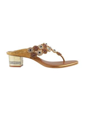 gold toe separator sandals - 15339908 - Standard Image - 2