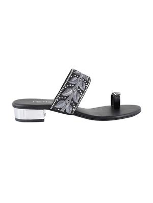 black one toe sandals - 15339937 - Standard Image - 2