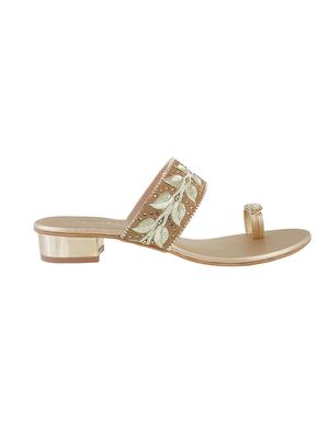 gold one toe sandals - 15339938 - Standard Image - 2