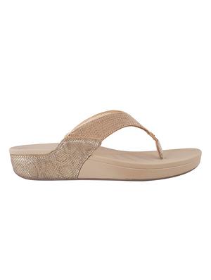 brown leatherette toe separator sandals - 15339985 - Standard Image - 2