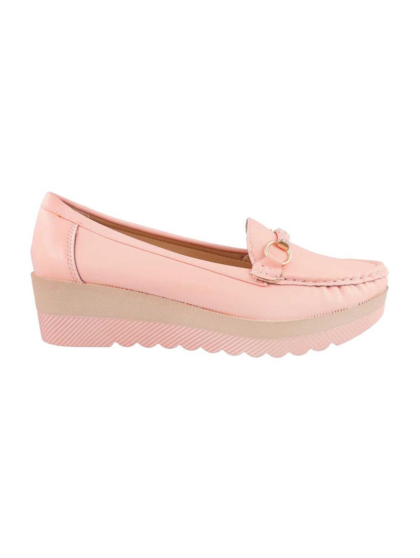 pink slip on loafers - 15340031 - Zoom Image - 2