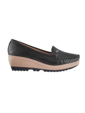 black slip on loafers - 15340032 - Standard Image - 2