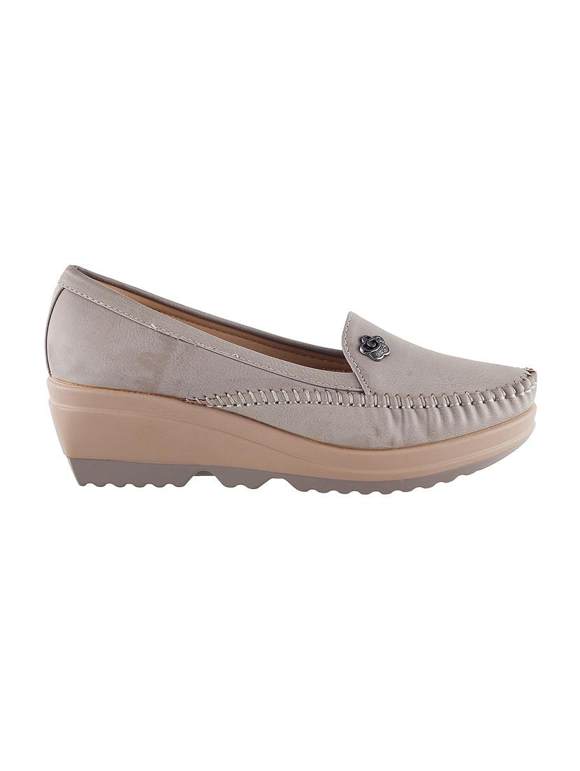 grey slip on loafers - 15340033 - Zoom Image - 2
