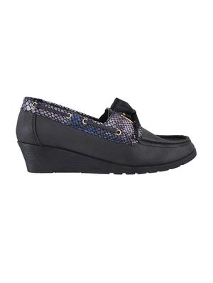 black slip on loafers - 15340050 - Standard Image - 2