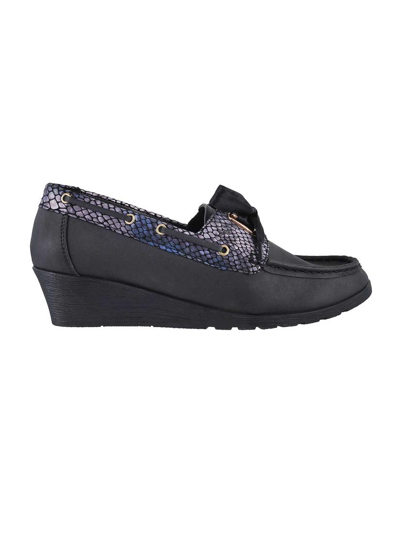black slip on loafers - 15340050 - Zoom Image - 2