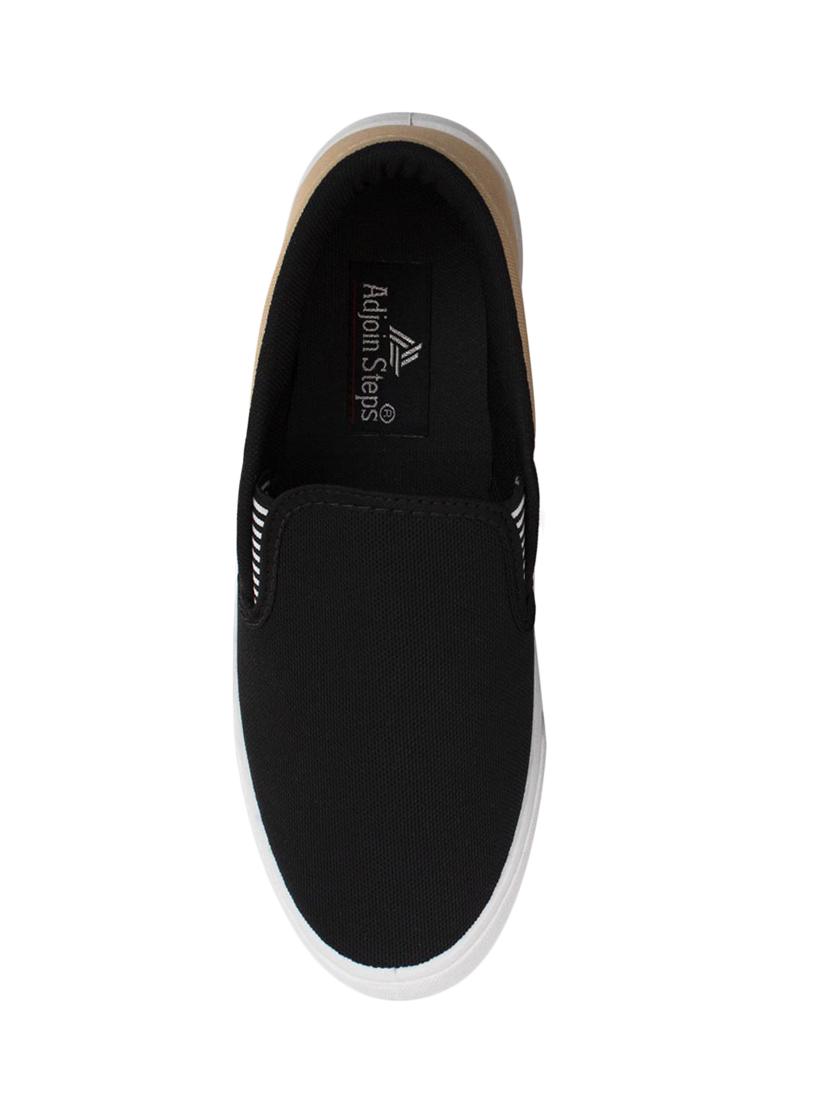 black Canvas casual slip on - 15340087 - Zoom Image - 5