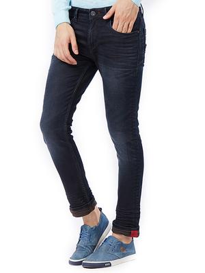 blue cotton washed jeans - 15340120 - Standard Image - 2