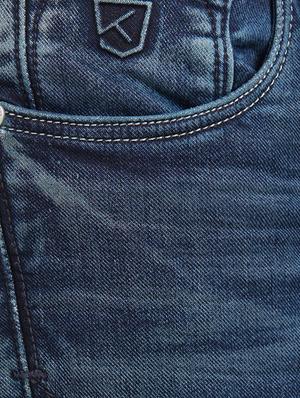 blue cotton washed jeans - 15340121 - Standard Image - 5