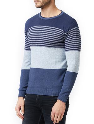 blue cotton pullover - 15340167 - Standard Image - 2