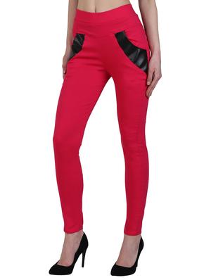 high waist solid jegging - 15340967 - Standard Image - 2