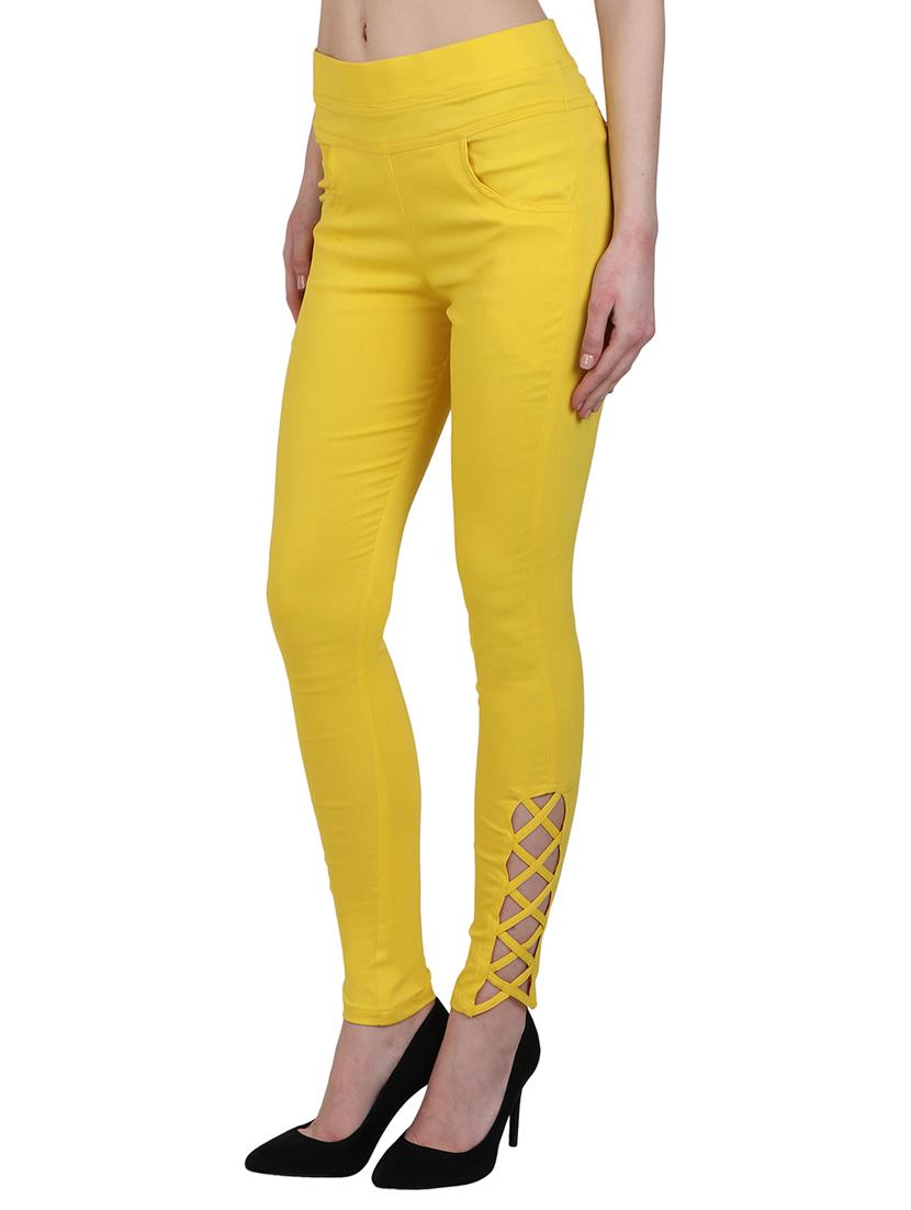 high waist criss-cross jegging - 15340981 - Zoom Image - 2