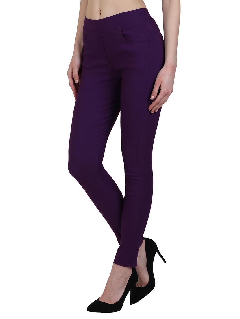 high waist solid jegging - 15340985 - Zoom Image - 2