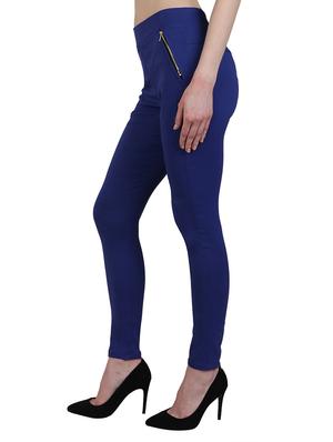high waist solid jegging - 15340995 - Standard Image - 2
