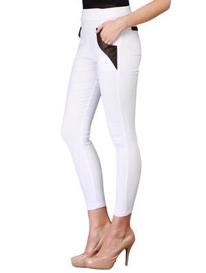 mid waist solid jegging - 15341006 - Standard Image - 2