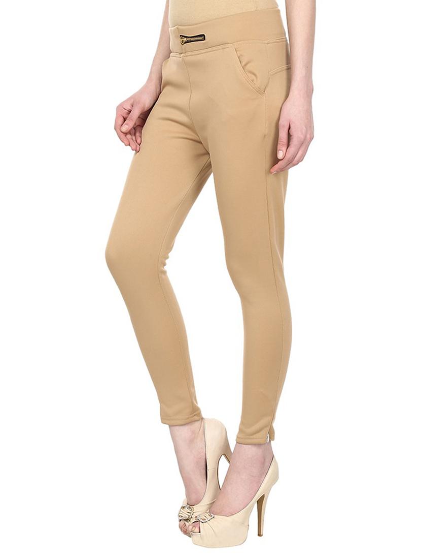 mid-rise zip detailing jeggings - 15341020 - Zoom Image - 2