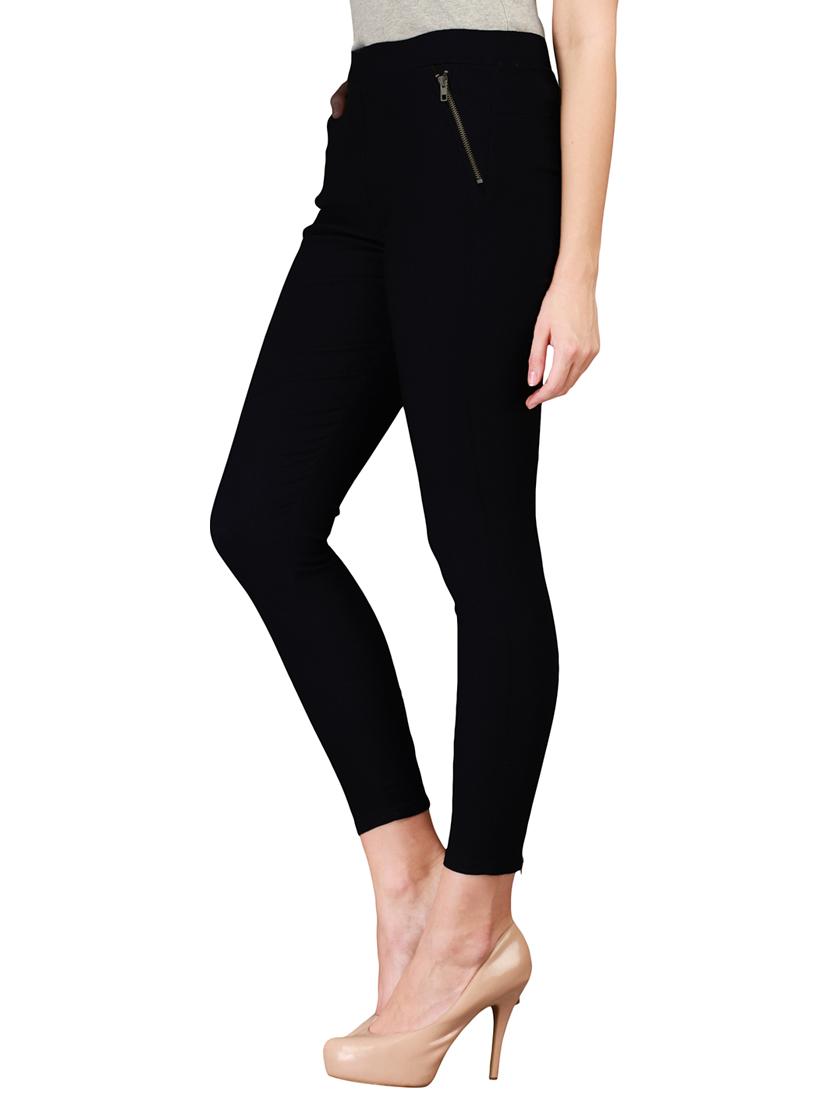 mid waist solid jegging - 15341040 - Zoom Image - 2