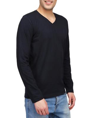 black cotton t-shirt - 15341461 - Standard Image - 2