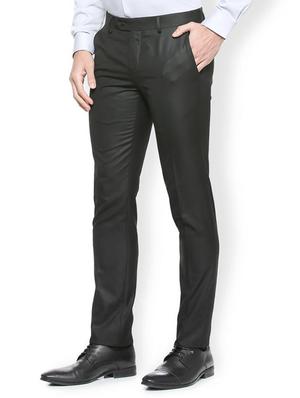 grey terry rayon flat front formal trouser - 15341525 - Standard Image - 2