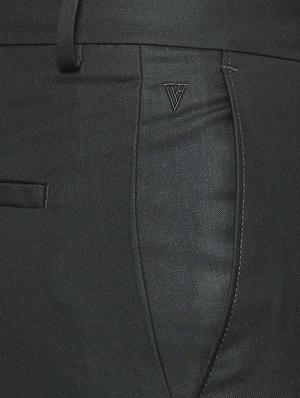 grey terry rayon flat front formal trouser - 15341525 - Standard Image - 5