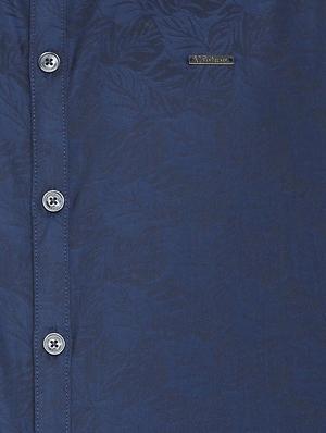 blue cotton casual shirt - 15341566 - Standard Image - 5
