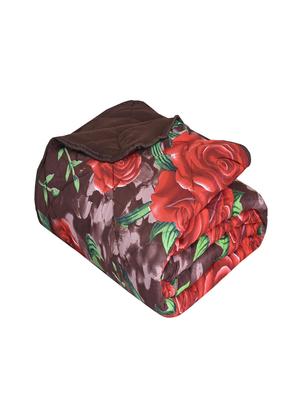 Brown Reversible Double Bed Blanket - By Azaani - 15341763 - Standard Image - 2