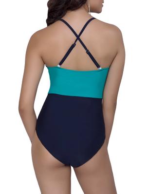 blue solid monokini - 15341823 - Standard Image - 2