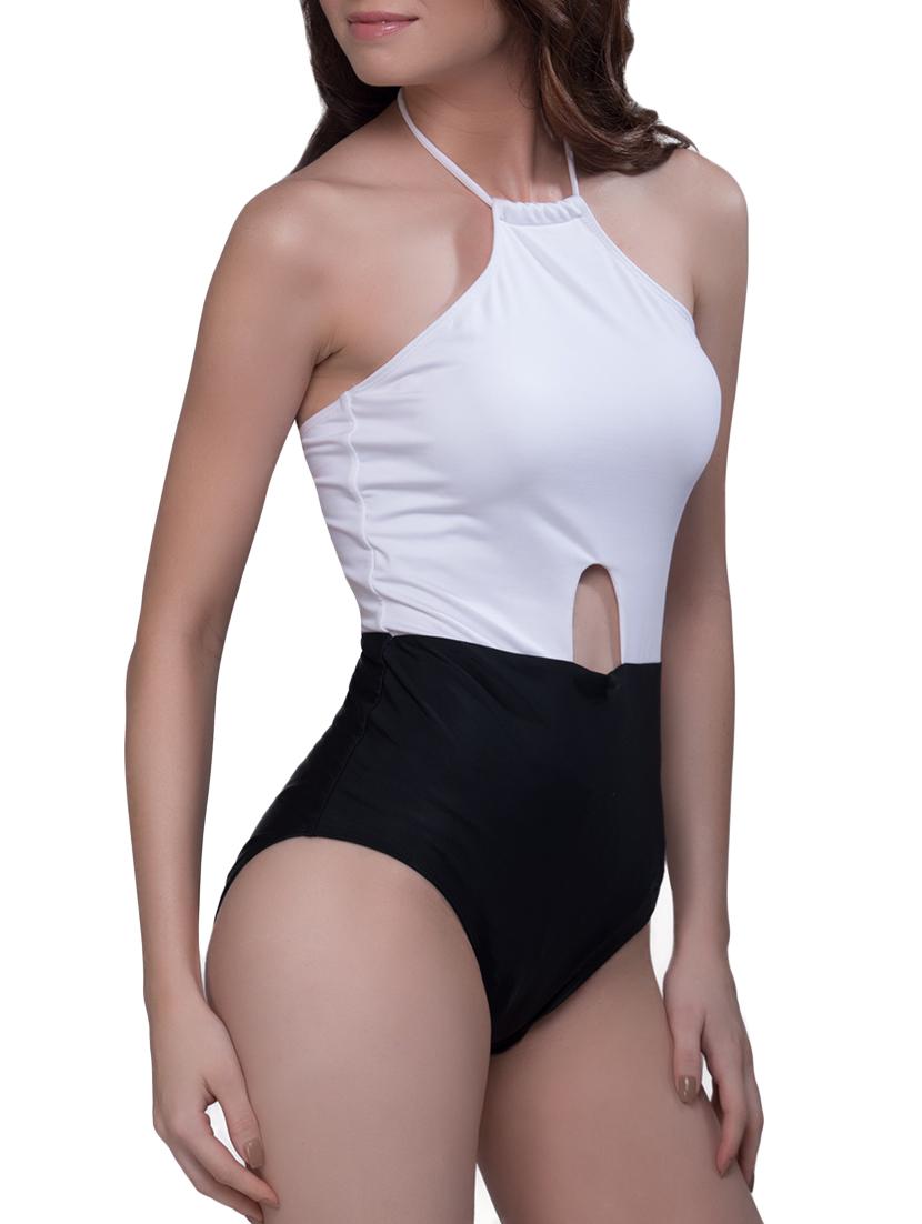 multi colored solid monokini - 15341824 - Zoom Image - 2