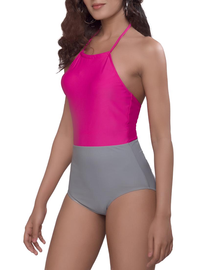 multi colored halter monokini - 15341827 - Zoom Image - 2